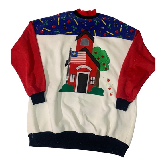 Sweaters Vintage Teacher School Sweater Poshmark